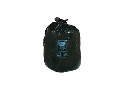 Bolsa basura industrial negra 90x110cm galga 200 rollo de 10 unidades Blanca 045105, imagen 2 mini