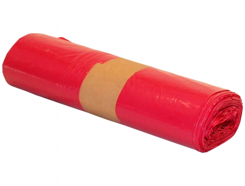 Bolsa basura industrial roja 85x105cm galga 110 rollo de 10 unidades Blanca 10020307, imagen 2 mini