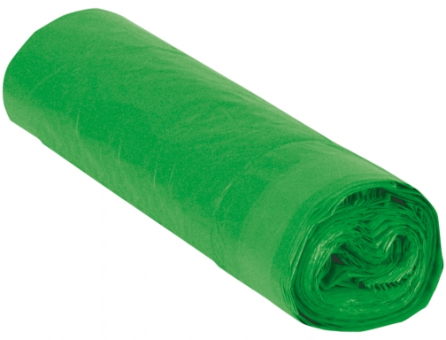 Bolsa basura industrial verde 85x105cm galga 110 rollo de 10 unidades Blanca 10020313, imagen 2 mini