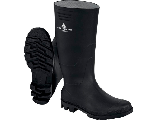 Botas Deltaplus de seguridad stone pvc negro suela de tacos talla 39 STONEOBNO39, imagen 3 mini