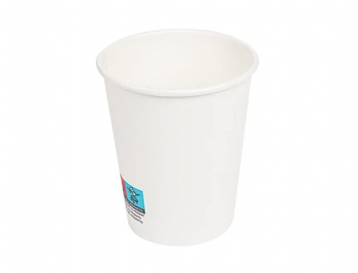 Vaso de papel blanco Bunzl reciclable pefc 190 ml adecuado bebidas frias 34514, imagen 3 mini