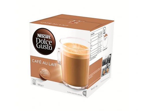 Cafe Dolce gusto cafe con leche monodosis caja de 16 unidades 12486521, imagen 2 mini