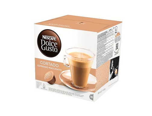 Cafe Dolce gusto cortado monodosis caja de 16 unidades 12168426, imagen 2 mini