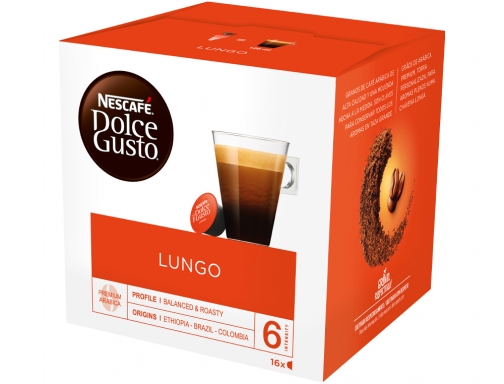Cafe Dolce gusto lungo caja monodosis de 16 unidades 12423325, imagen 2 mini