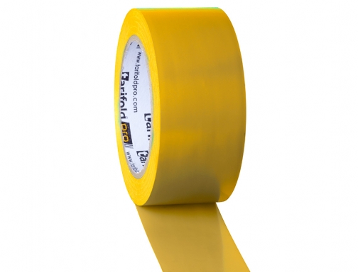 Cinta adhesiva Tarifold para marcaje y sealizacion de suelo 33 mt x 197704 , amarillo, imagen 3 mini
