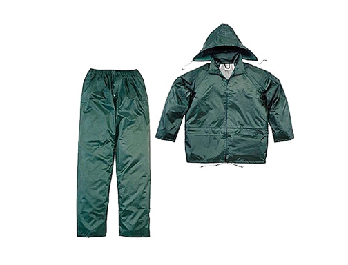 Conjunto de lluvia Deltaplus 400 poliester pvc verde talla l EN400VEGT, imagen 2 mini