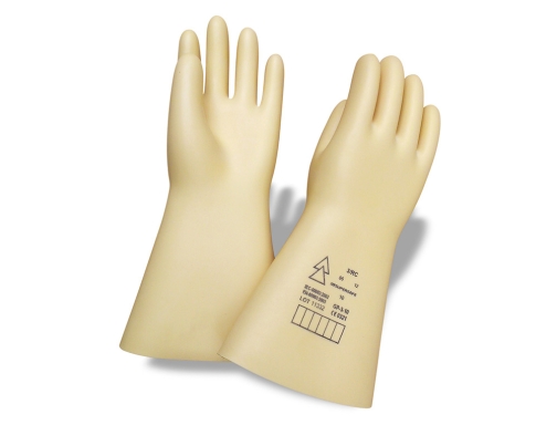 Guantes Faru latex aislante proteccion electrica hasta 500 voltios clase 00 talla S1903-T9, imagen 2 mini