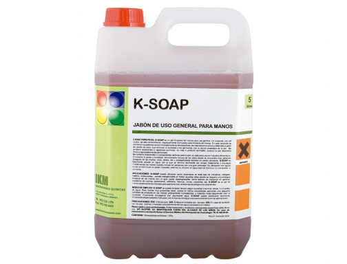 Limpiador jabon para manos Ikm garrafa 5 litros K-SOAP, imagen 2 mini