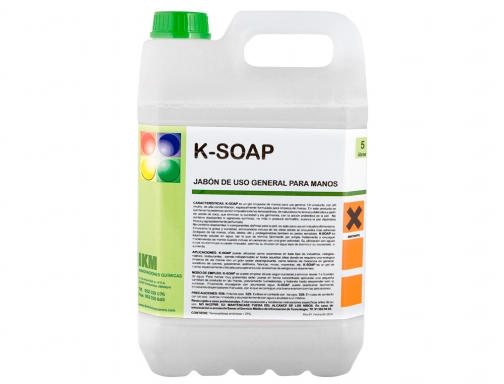 Limpiador jabon para manos Ikm garrafa 5 litros K-SOAP, imagen 3 mini