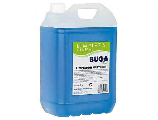 Limpiador multiusos Buga clean garrafa 5 litros 15121, imagen 2 mini