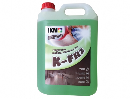 Limpiasuelos Ikm para suelo de madera sintentico pvc garrafa de 5 litros K-FR2, imagen 2 mini