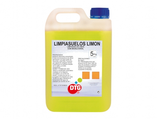 Limpiasuelos aroma limon garrafa de 5 litros Mapelor 46834, imagen 2 mini