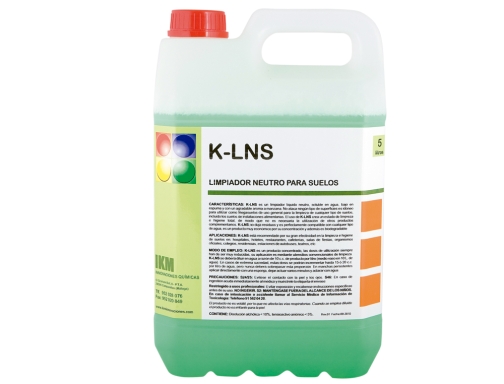 Limpiasuelos neutro aroma manzana Ikm garrafa 5 litros K-LNS, imagen 2 mini