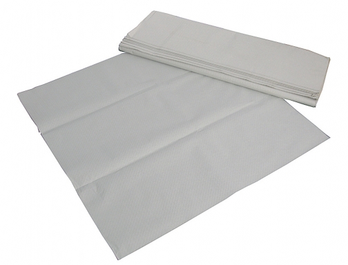 Mantel de papel blanco en hojas 100x100 cm caja de 400 unidades Blanca 10110124, imagen 2 mini