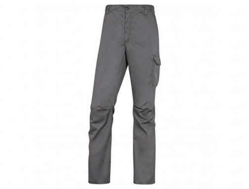 Pantalon de trabajo Deltaplus cintura elastica 5 bolsillos color gris negro talla PANOSTRPAGNGT, imagen 3 mini