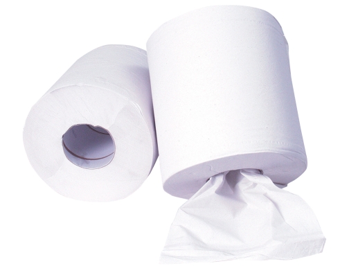 Papel secamanos 2 capas 199 mm x 135 mt mandril 70 mm Blanca 10340404, imagen 2 mini