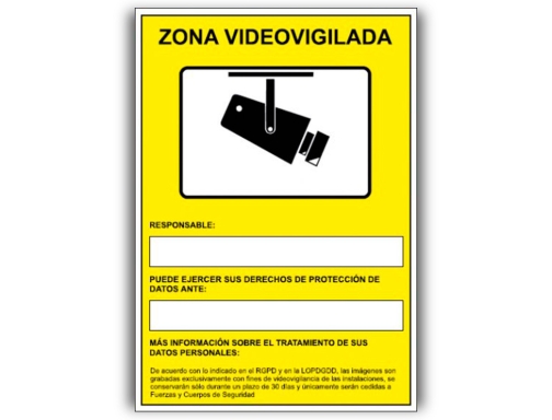 Pictograma Archivo 2000 camaras de vigilancia en grabacion las 24 horas pvc 6172-09 AM, imagen 2 mini