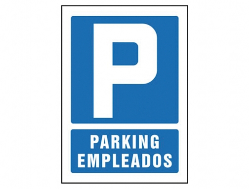 Pictograma Syssa seal de parking empleados en pvc 210x297 mm 106, imagen 2 mini