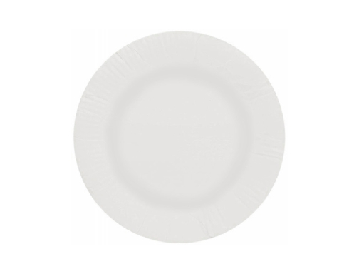 Plato papel reciclable blanco 15 cm paquete 100 unidades 10416, imagen 2 mini