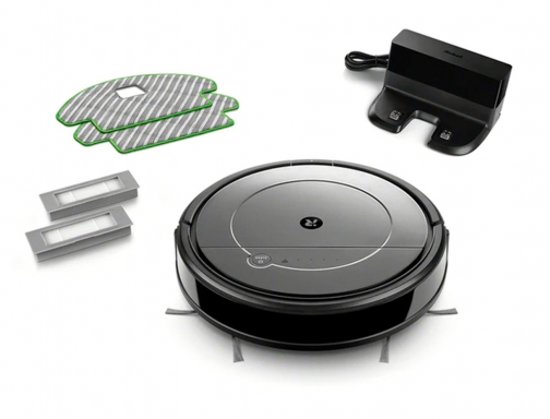 Robot aspirador Irobot roomba R113840 combo aspirador y friegasuelos cepillo en forma, imagen 3 mini