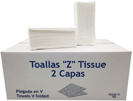 Toalla de papel secamanos Dahi z ecopasta 2 capas caja con 20 DJT52320, imagen 4 mini