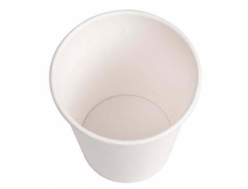 Vaso de carton biodegradable blanco 220 cc paquete de 50 unidades Blanca 102619, imagen 4 mini