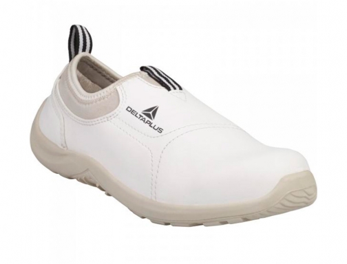 Zapatos de seguridad Deltaplus microfibra pu suela pu mono-densidad color blanco talla MIAMIS2BC37, imagen 3 mini