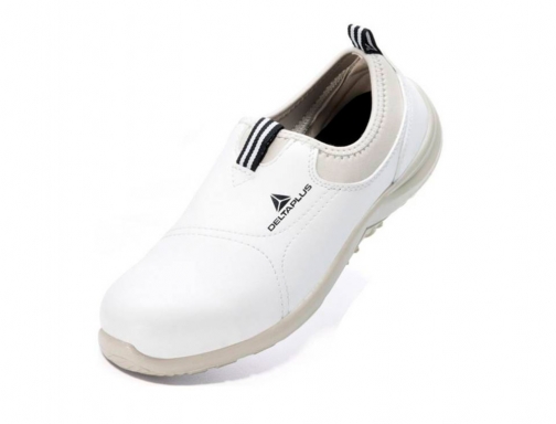 Zapatos de seguridad Deltaplus microfibra pu suela pu mono-densidad color blanco talla MIAMIS2BC37, imagen 4 mini
