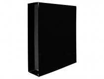Caja archivador Liderpapel de palanca carton din-A4 documenta lomo 75mm  color negro 72775