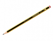 Staedtler Noris 120-2BK10D, Lápices de madera certificada, Color Negro ,10  Unidad (Paquete de 1)
