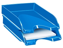 Bandeja sobremesa Cep plastico azul 257x348x66