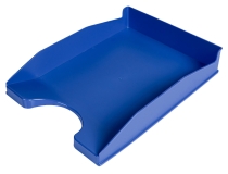 Bandeja sobremesa plastico Q-connect azul 