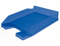 Bandeja sobremesa plastico Q-connect azul 