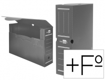 Caja Archivo Definitivo Plastico Liderpapel Marron 360x260x100 Mm — Firpack