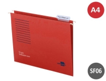 Carpeta colgante Liderpapel A4 roja 42810  SF06