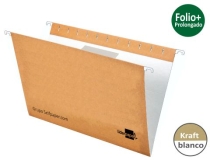 Carpeta colgante folio prolongado Liderpapel kraft  SF03