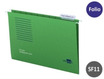 Carpeta colgante Liderpapel folio verde 42815  SF11