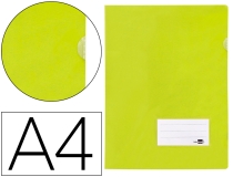 Carpeta Liderpapel dossier A4 uero amarillo  BL25