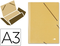 Carpeta Liderpapel gomas A3 3 solapas  CG20