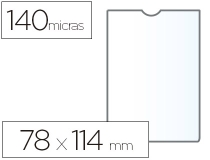 Funda portadocumento Esselte plastico transparente