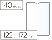 Funda portadocumento Esselte transparente plastico