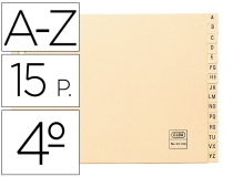 Indice alfabetico Elba clasificador cartulina para