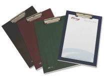 Portanotas Pardo carton forrado pvc folio