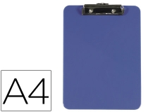Portanotas Q-connect plastico Din A4 azul