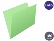 Subcarpeta Liderpapel folio verde intenso 180g  SC10