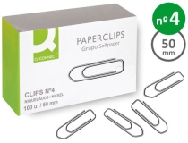 Clips niquelados Q-connect n4