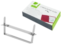 Encuadernador fastener Q-connect plateado caja