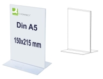 Expositor sobremesa Q-connect con forma de