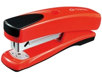 Grapadora Q-connect KF02150 de metal roja