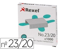 Grapas Rexel 23 20 acero caja